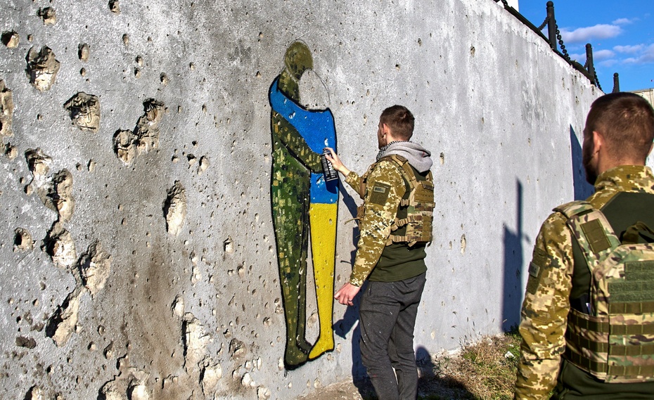 Wyzwolony Kupiańsk na Ukrainie. Fot. PAP/EPA