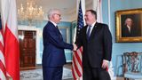 Jacek Czaputowicz podczas spotkania z sekretarzem stanu USA Mikiem Pompeo.fot. Flickr/U.S. Department of State