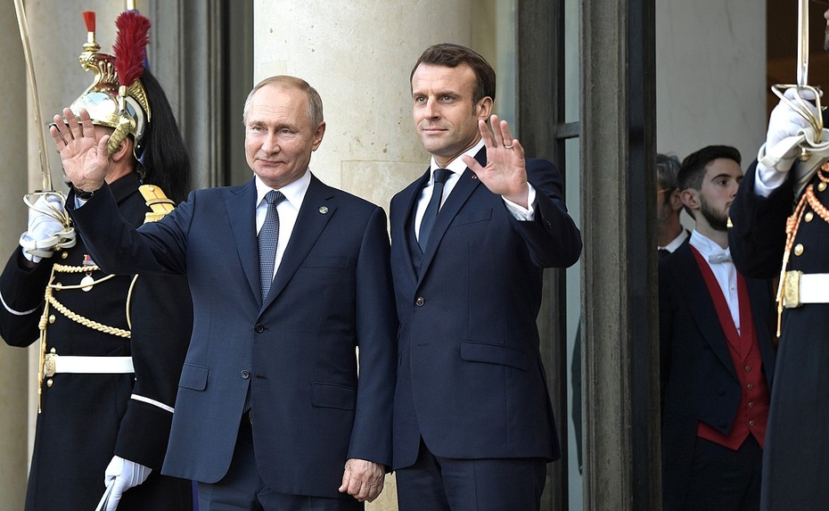 Macron pozostaje w kontakcie z Putinem, jednak czy prezydent Rosji faktycznie słucha? fot. Kremlin.ru, CC BY 4.0