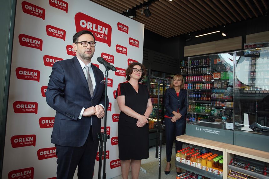 Daniel Obajtek inauguruje projekt "ORLEN w Ruchu". Fot. Twitter/Daniel Obajtek