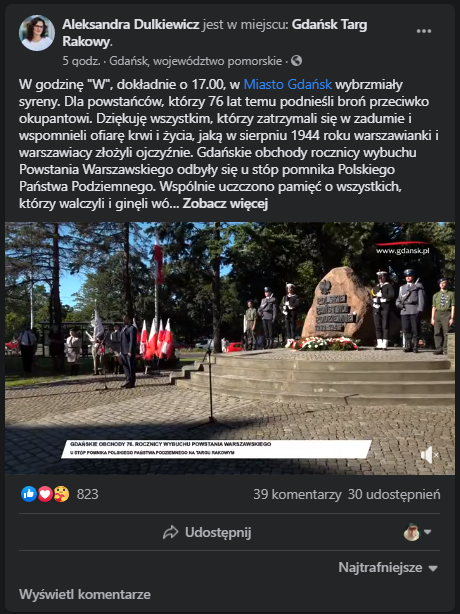 Blokada na koncie prezydent Gdańska. fot. Janusz Ch.
