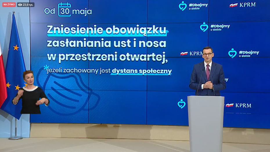 Premier Mateusz Morawiecki. fot. Facebook