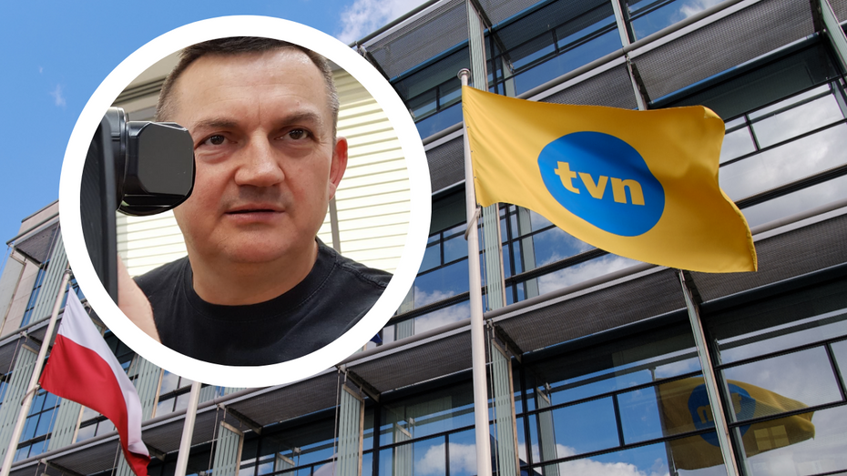 Prokuratura włączyła się w sprawę Kamila Różalskiego, byłego operatora TVN, który walczy ze stacją o zaległe składki i ustalenie stosunku pracy. (fot. prasa.tvn.pl, Facebook)