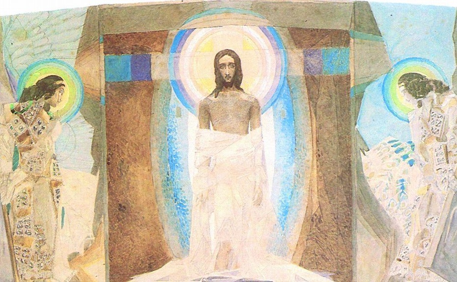 Resurrection. Mikhail Vrubel, 1887.