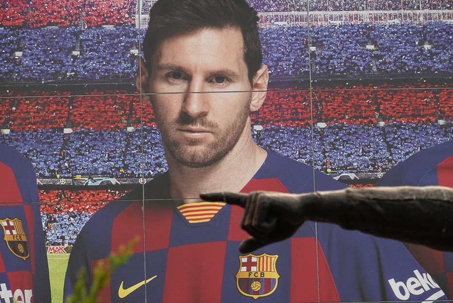 Leo Messi mentalnie jest poza FC Barceloną. Fot. arch. PAP/EPA