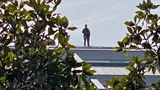 Snajper na dachu pobliskiego hotelu, fot. K. Radwańska