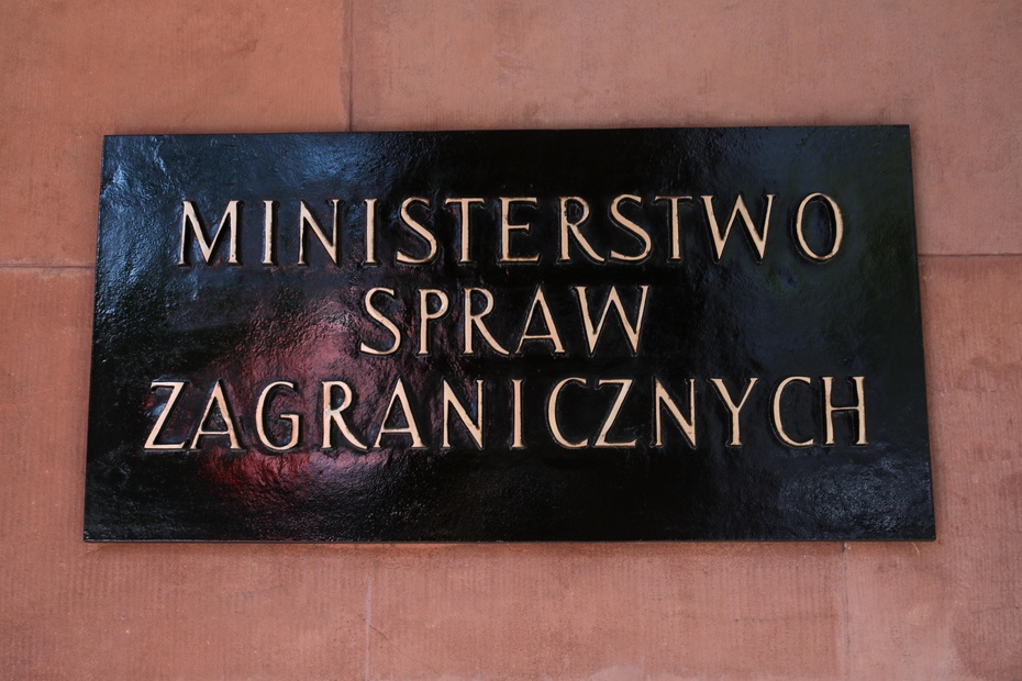 na zdjęciu: Siedziba MSZ w Warszawie. fot. PAP/Albert Zawada