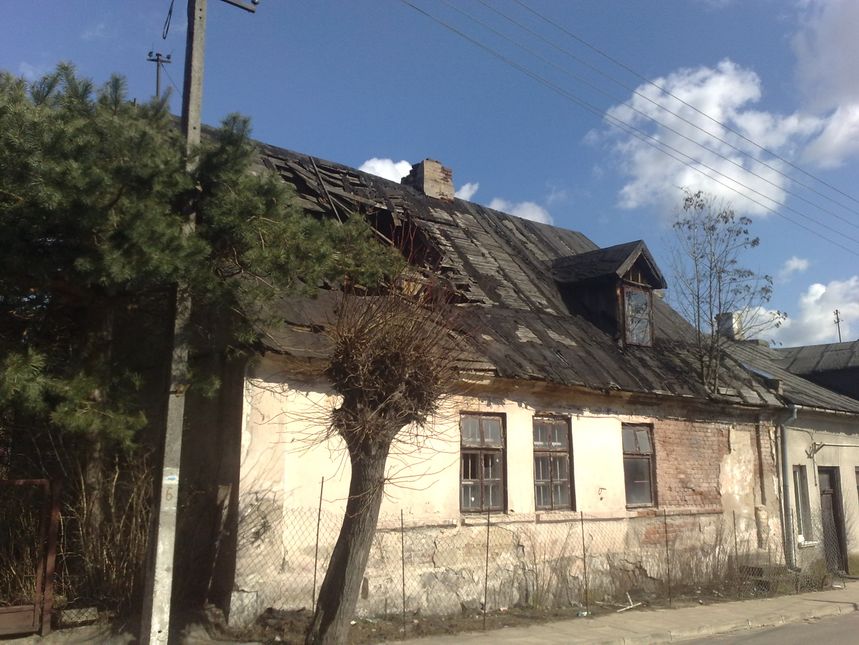 Czerwińsk - stare, ginące domki nad Wisłą