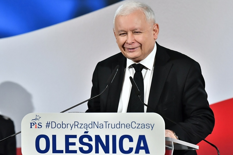 Jarosław Kaczyński. Fot. PAP/Maciej Kulczyński