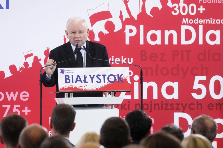 Jarosław Kaczyński: Morawiecki jest świetnym premierem. Fot. PAP/Artur Reszko
