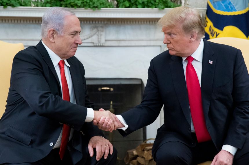 Trump mówił o nierozerwalnym partnerstwie między Izraelem i USA.