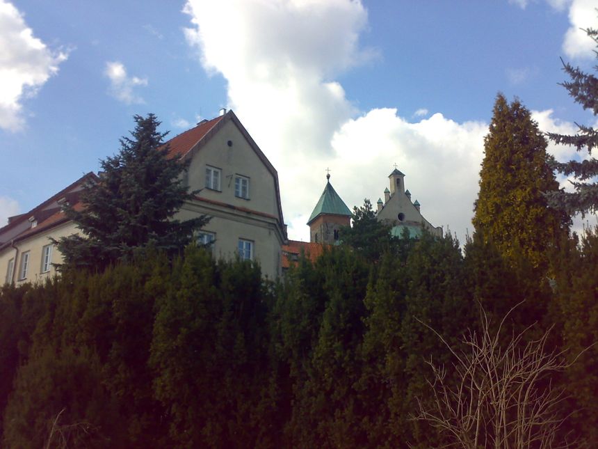 Czerwińsk - zespół klasztorny, widok ze skarpy wiślanej
