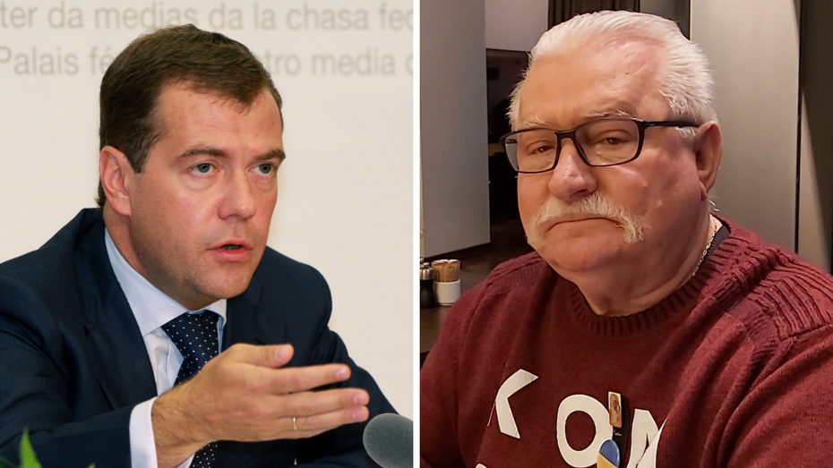 Lech Wałęsa odpowiedział na wpis Dmitrija Miedwiediewa, który skomentował słowa byłego prezydenta Polski w sprawie przekazania Ukrainie przez Niemcy czołgów Leopard 2. (fot. Facebook, Flickr)