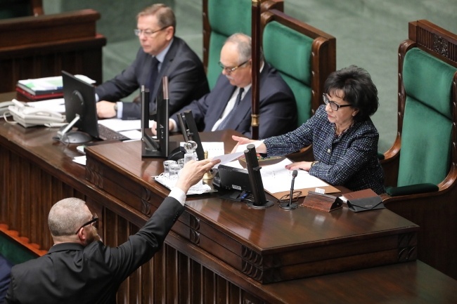 Ze względu na obrady Sejmu Elżbieta Witek nie spotka się z Komisją Wenecką, fot. PAP/Paweł Supernak