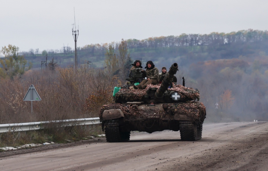 Ukraińscy żołnierze. (Zdjęcie ilustracyjne) Źródło: PAP/EPA