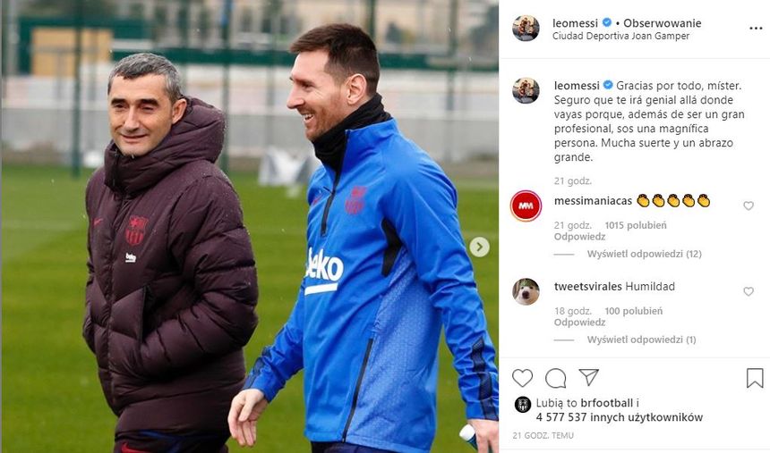 Ernesto Valverde i Leo Messi