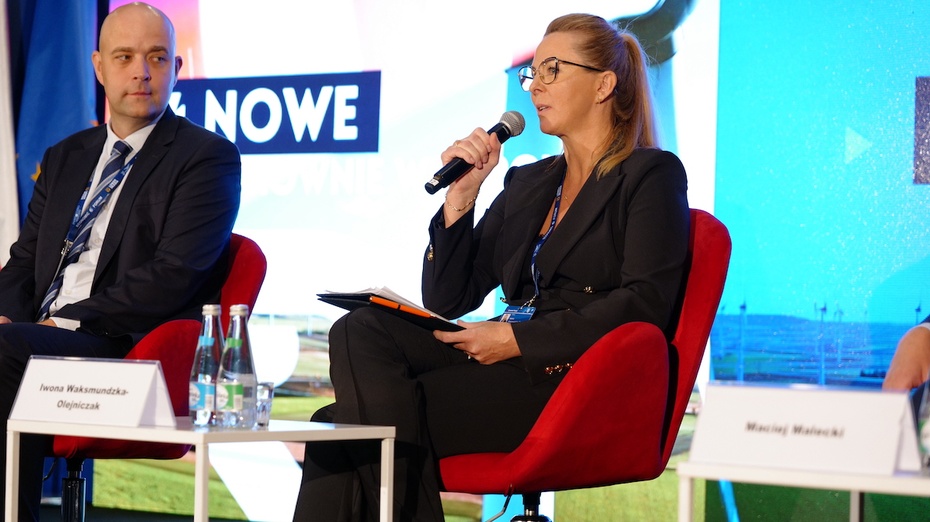 Iwona Waksmundzka-Olejniczak, prezes PGNiG uważa jeden, silny koncern ma szansę stać się liderem zielonej transformacji nie tylko w Polsce, ale w całym regionie. Fot. M.Marcinkiewicz