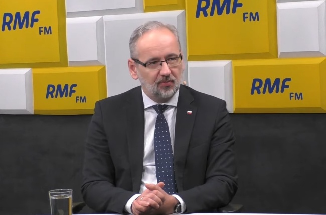 Minister Adam Niedzielski, fot. YouTube/RMF FM
