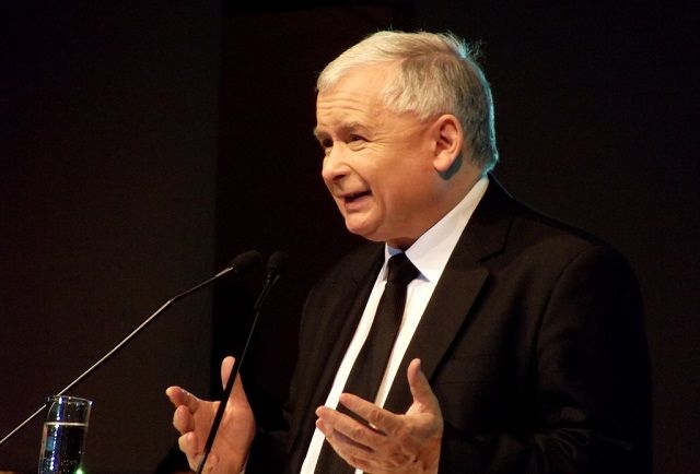 Jarosław Kaczyński o wyroku TSUE. Fot.: Flickr/Piotr Drabik