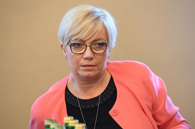 Prezes Trybunału Konstytucyjnego, sędzia Julia Przyłębska. Fot. PAP/Radek Pietruszka