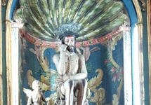 Figura Jezusa w jednym z kościołów Santa De La Cruze