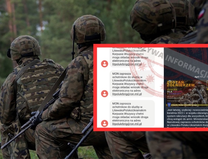 Fałszywe SMS-y o powołaniu do wojska