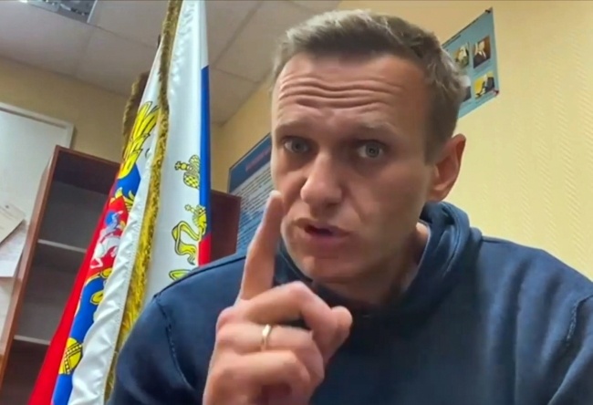 Aleksiej Nawalny w nagraniu wideo, fot. PAP/EPA/NAVALNY PRESS TEAM