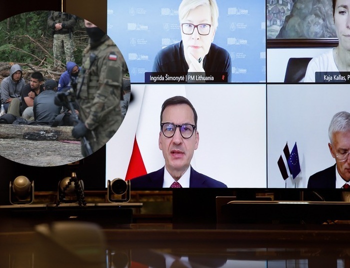 Morawiecki zwołał wideokonferencję. Rozmawiał z premierami państw o migrantach
