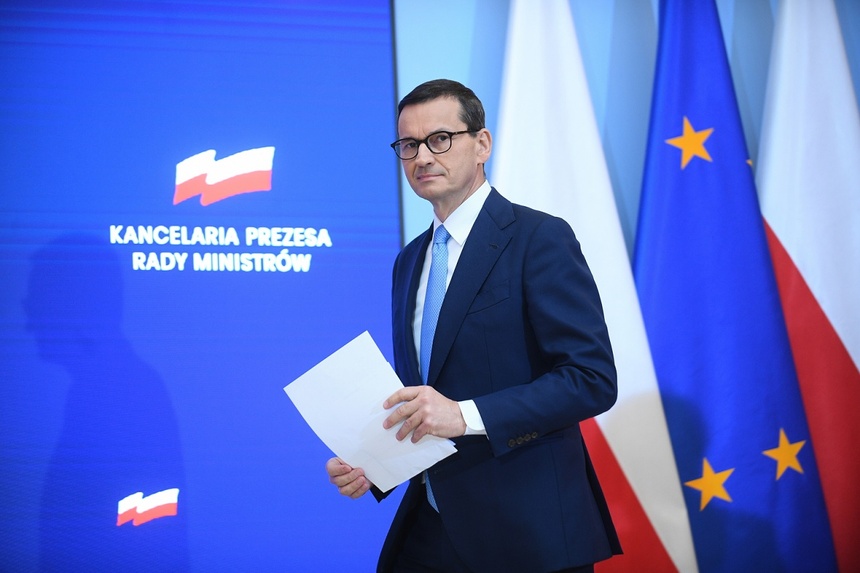Premier Mateusz Morawiecki. Fot. PAP/Marcin Obara