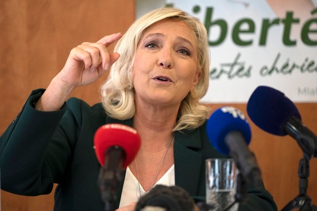 Marine Le Pen. Fot. PAP/EPA/CAROLINE BLUMBERG