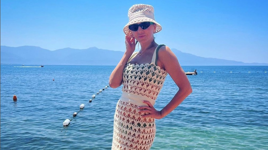 Żona Dmitrija Pieskowa udostępniła w mediach społecznościowych nagranie z urlopu w Grecji. (fot. Instagram/Tatiana Navka)