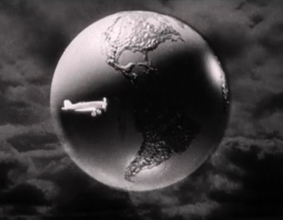 Foto: logo wytwórni "Universal Pictures" z lat 30 XX w. Źródło: Internet.