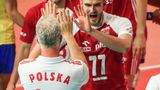 Polscy siatkarze świętują zwycięstwo nad Brazylią. Fot. PAP/EPA/TANNEN MAURY