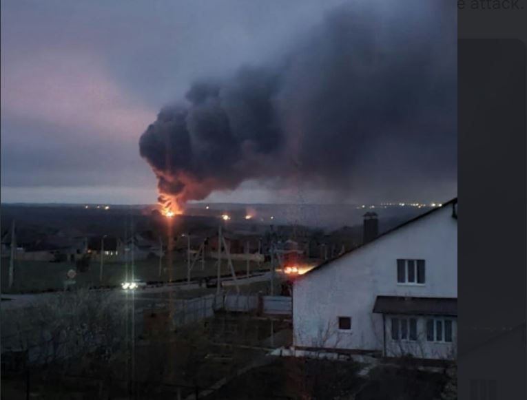 Eksplozja w składzie amunicji w pobliżu granicy rosyjsko-ukraińskiej.
