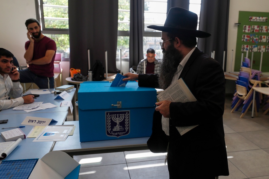Wybory parlamentarne w Izraelu. Źródło: EPA/ATEF SAFADI