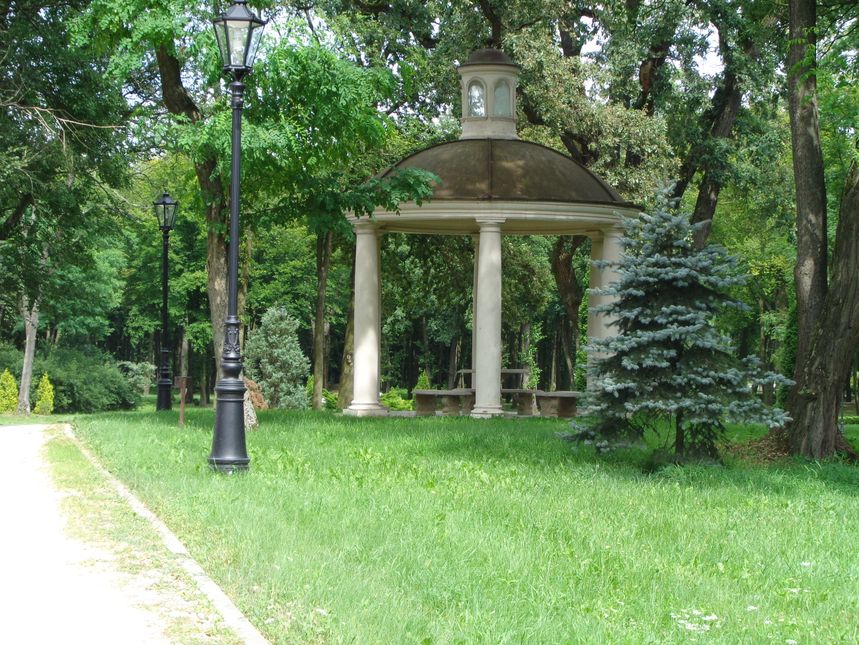 Fragment parku wokół hotelu (patrz zdjęcie 3)