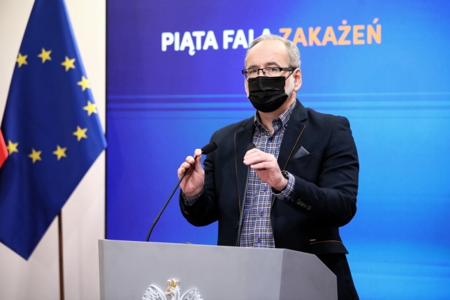 Minister zdrowia Adam Niedzielski. Fot. PAP/Tomasz Gzell