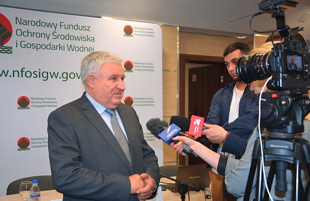 Kazimierz Kujda jako szef NFOŚiGW, fot. nfosigw.gov.pl