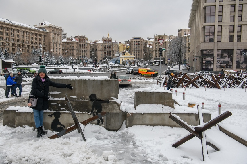 Kijów szykuje się na kolejny atak Rosjan. Źródło: PAP/Vladyslav Musiienko