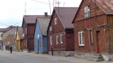 Drewniane domy w Raciążu