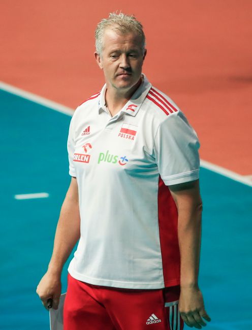 Trener polskiej drużyny Vital Heynen. Fot. PAP/EPA/TANNEN MAURY