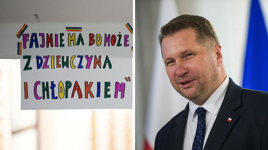 Środowiska LGBT świętują odejście ministra Czarnka i kurator Nowak. Fot. PAP/Marcin Obara / PAP/Marcin Kmieciński