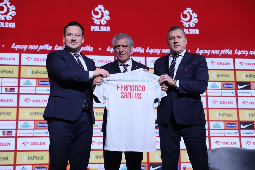Fernando Santos oficjalnie trenerem reprezentacji Polski. Fot. PAP/Leszek Szymański