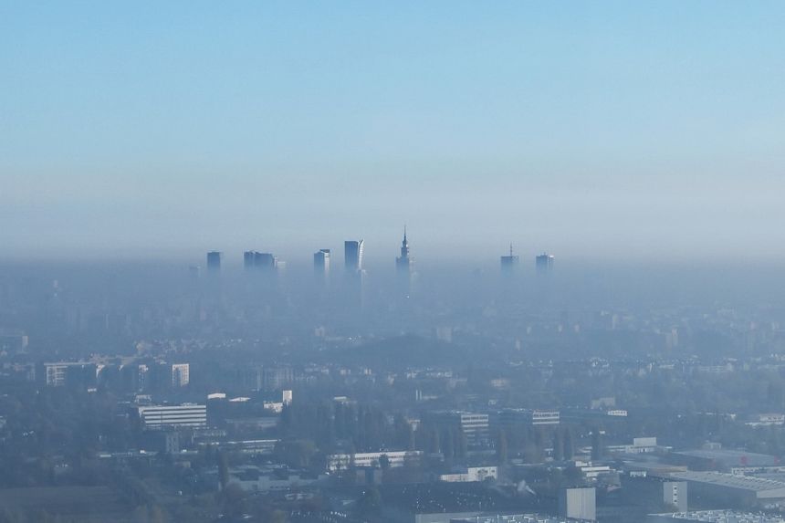 Warszawski smog. Fot. Flickr