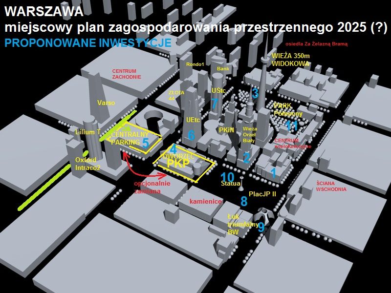 Stałe pytanie.Jaki najlepszy plan dla ścisłego centrum Warszawy ???