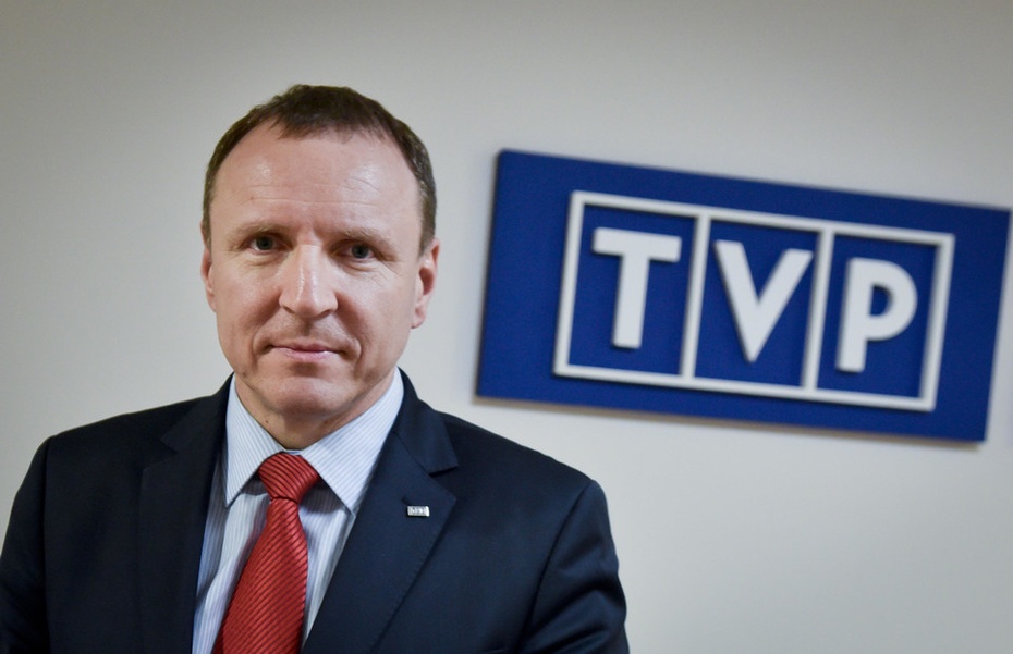Prezes TVP, Jacek Kurski.