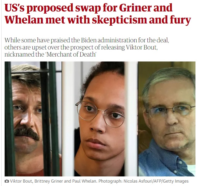 USA oferują wymianę więźniów, by zapewnić uwolnienie Griner
