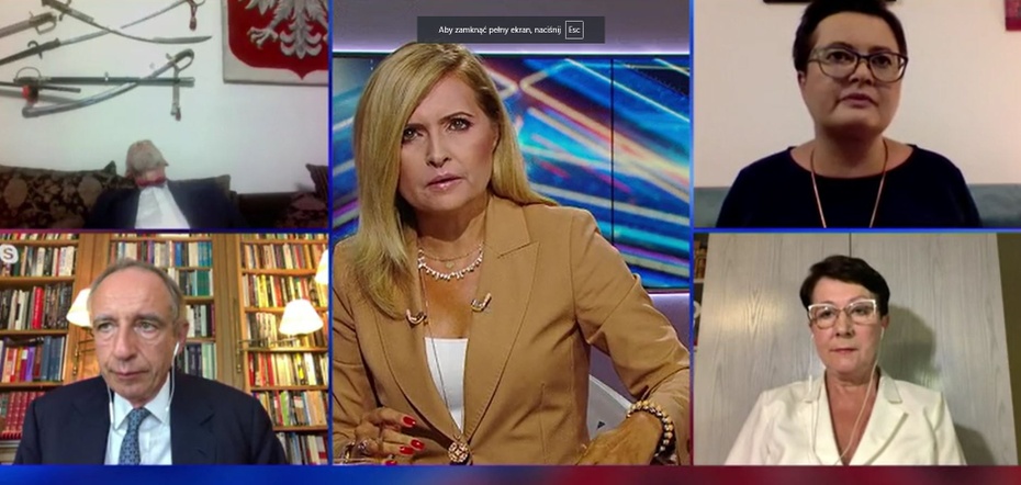 Gorąca dyskusja w Polsat News z udziałem Janusza Korwina-Mikkego.