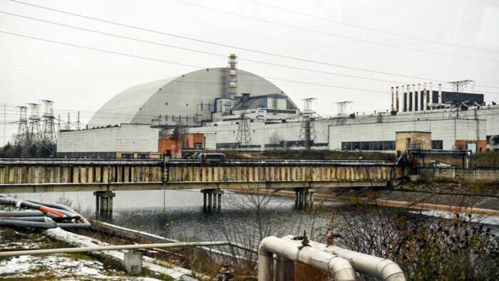 Elektrownia w Czarnobylu, fot. Twitter