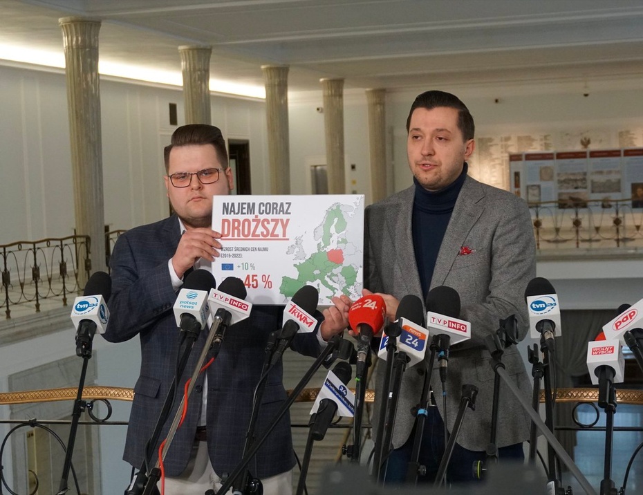 Jan Strzeżek (po prawej) ma dość Porozumienia. Fot. Twitter